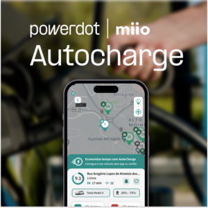 Powerdot e miio lançam Autocharge em Espanha e França, com previsão de lançamento em Portugal até final deste ano